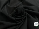 VOILE DE COTON UNI NOIR SOUPLE - My Little Coupon