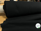 VOILE DE COTON UNI NOIR SOUPLE - My Little Coupon