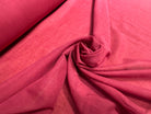 VOILE DE COTON UNI ROUGE BORDEAUX - My Little Coupon