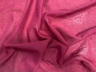 VOILE DE COTON UNI ROUGE BORDEAUX - My Little Coupon