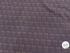 VOILE DE COTON VIOLET IMPRIMÉ EYE CONTACT - My Little Coupon