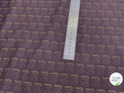 VOILE DE COTON VIOLET IMPRIMÉ EYE CONTACT - My Little Coupon