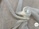 VOILE DE LIN POLYESTER ÉCRU - My Little Coupon