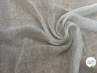 VOILE DE LIN POLYESTER ÉCRU - My Little Coupon