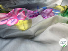 VOILE EMERISÉ COTON SOIE BASES DE FLEURS - My Little Coupon