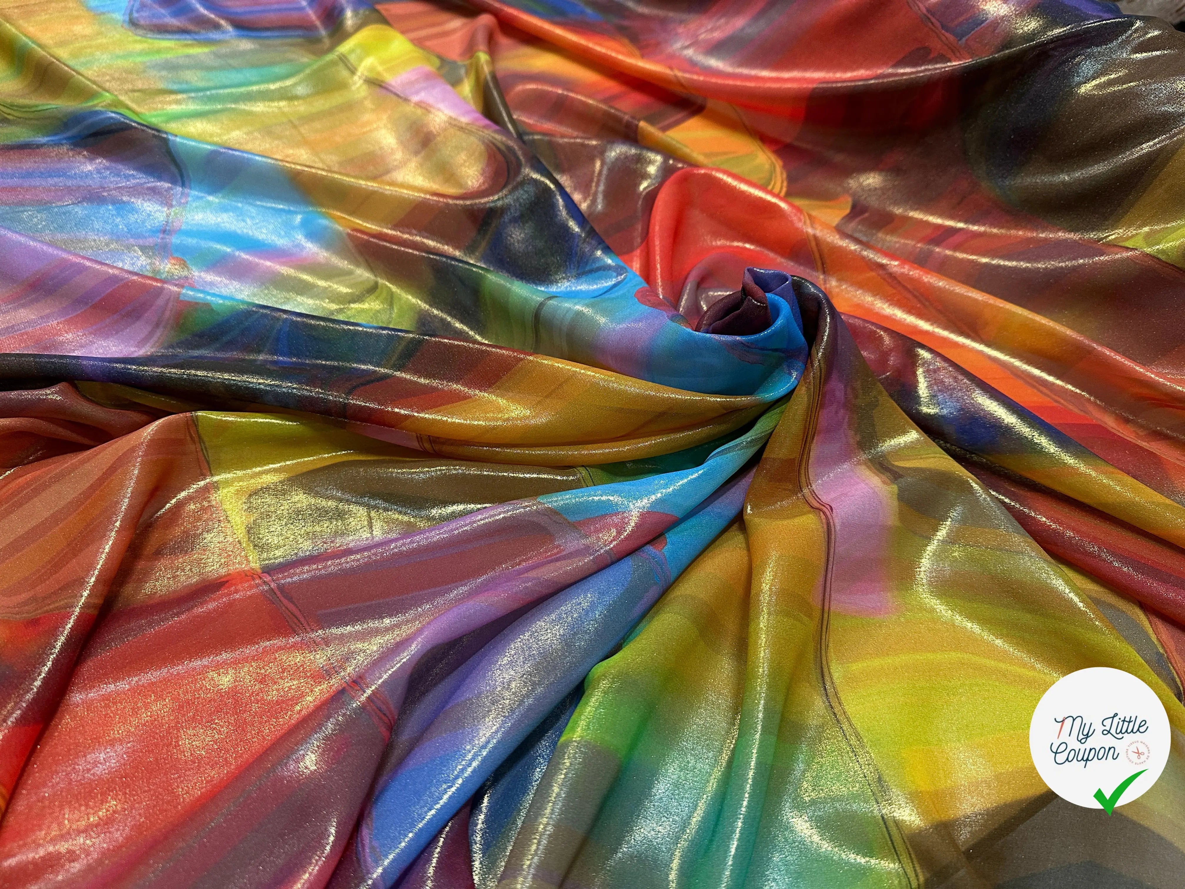 VOILE IRISÉ CREATORE PSYCHEDELIQUE - My Little Coupon