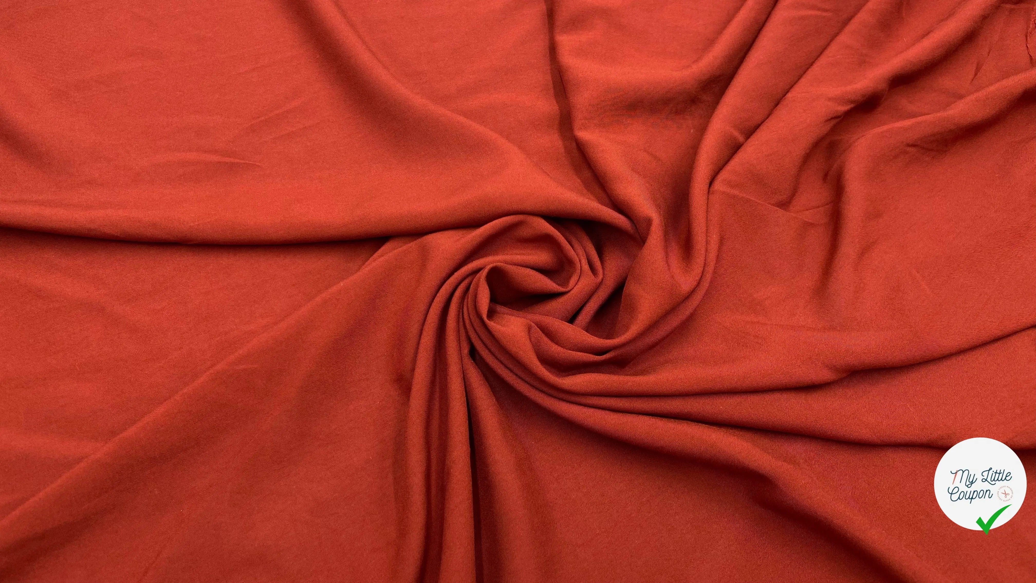 VOILE VISCOSE TERRE DE TOSCANE - My Little Coupon - tissu - coudre