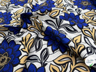 WAX COTON 82108 BLANC BLEU 112 CM - My Little Coupon