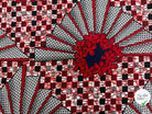 WAX COTON 82110 ROUGE BLEU 112 CM - My Little Coupon