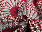 WAX COTON 82110 ROUGE BLEU 112 CM - My Little Coupon