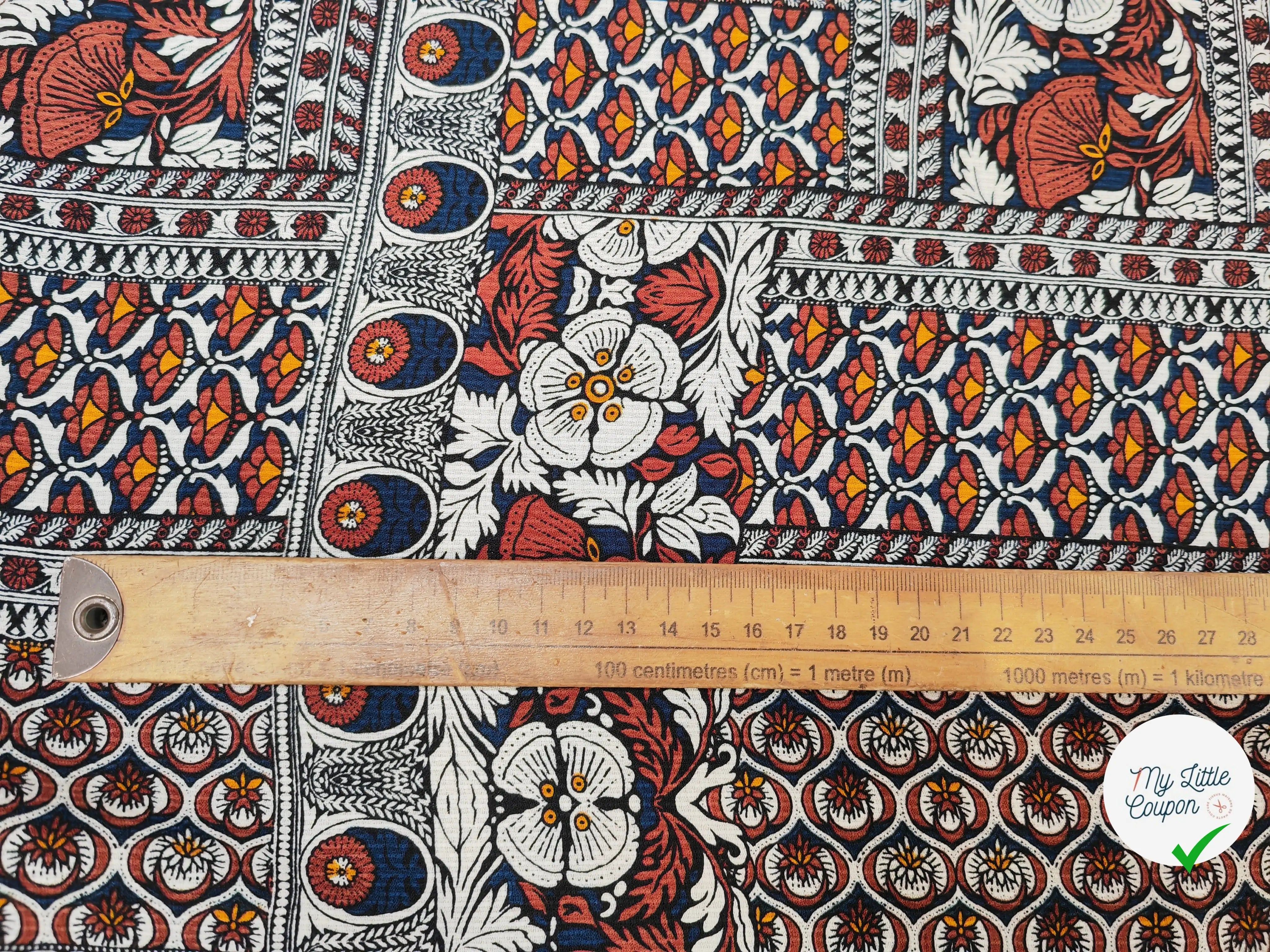 WOOLPEACH BATIK FLORAL MARRON - My Little Coupon