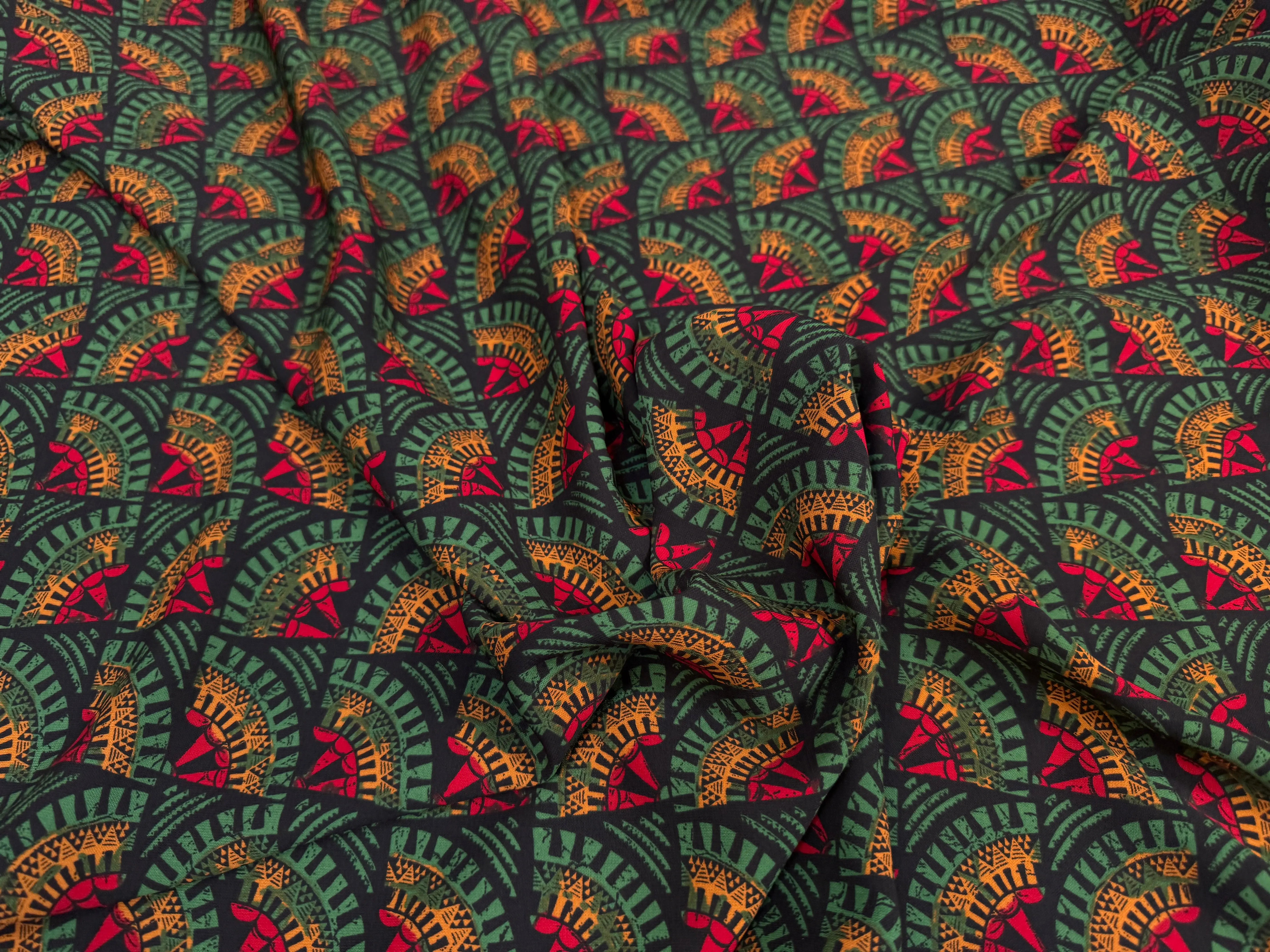 WOOLPEACH ÉVENTAIL VÉGÉTAL VERT & ROUGE - My Little Coupon