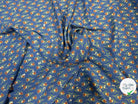 WOOLPEACH FLEURS AVEC MOTIF OR FOND BLEU - My Little Coupon