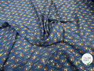 WOOLPEACH FLEURS AVEC MOTIF OR FOND BLEU - My Little Coupon