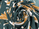 WOOLPEACH MOTIF GROSSE FLEUR FOND VERT FONCÉ - My Little Coupon