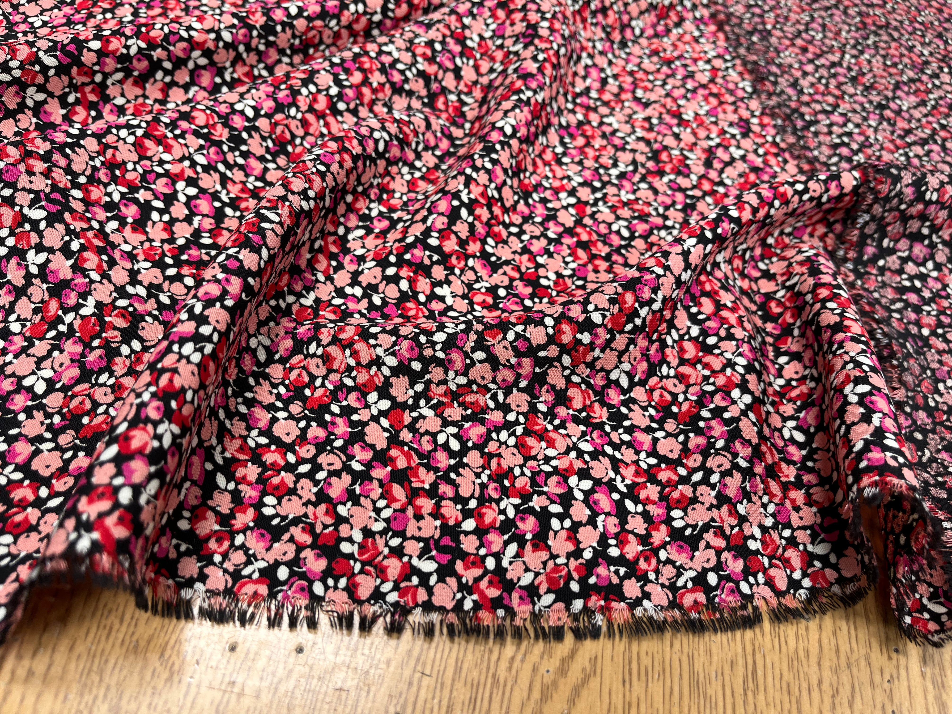 WOOLPEACH MOTIF PETIT FLEUR ROSE VIOLET BLANC - My Little Coupon