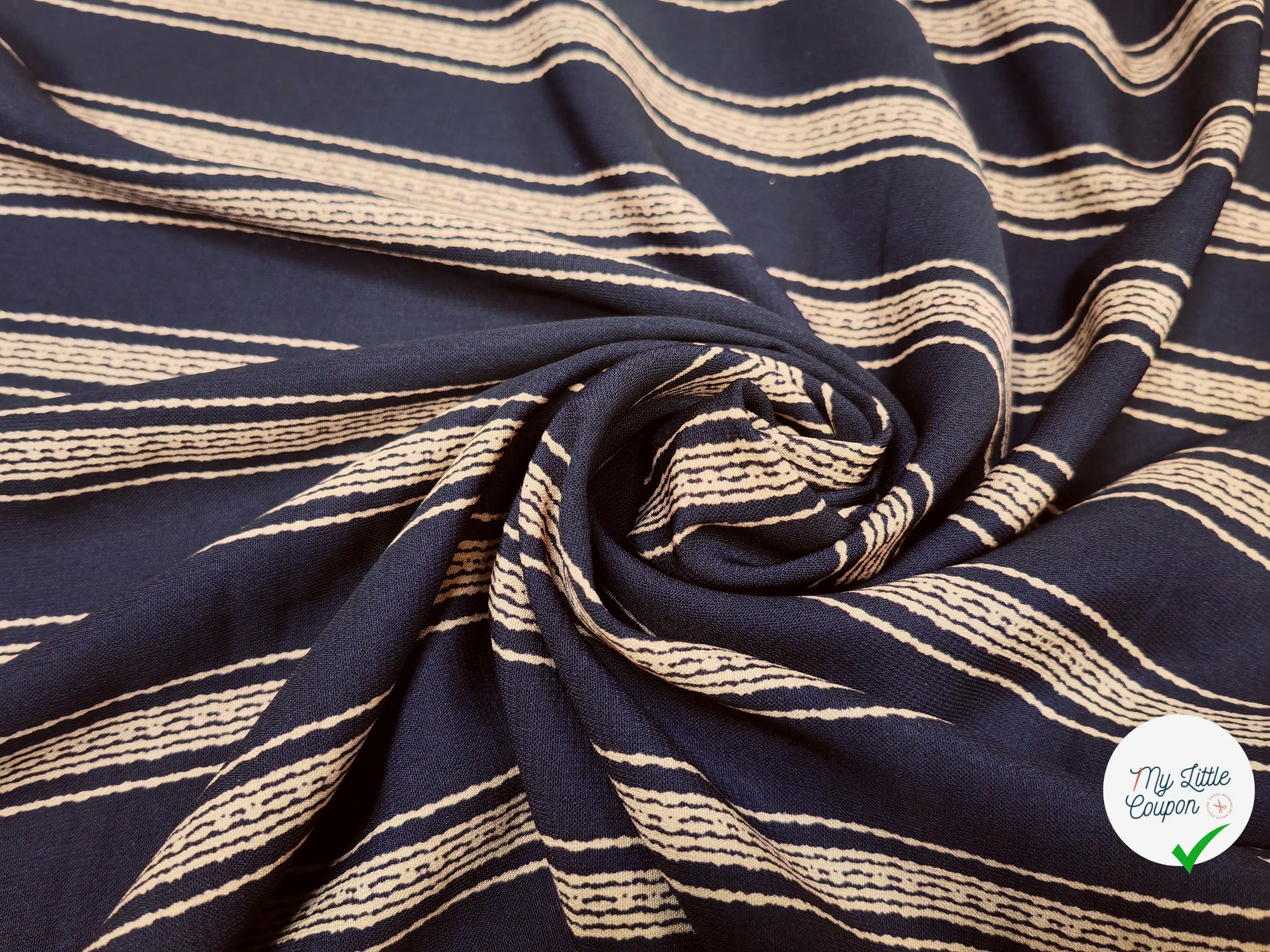 WOOLPEACH RAYURE FOND BLEU - My Little Coupon