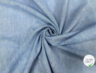 CHAMBRAY COTON LIN, Downy Blue - My Little Coupon