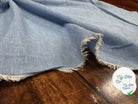 CHAMBRAY COTON LIN, Downy Blue - My Little Coupon