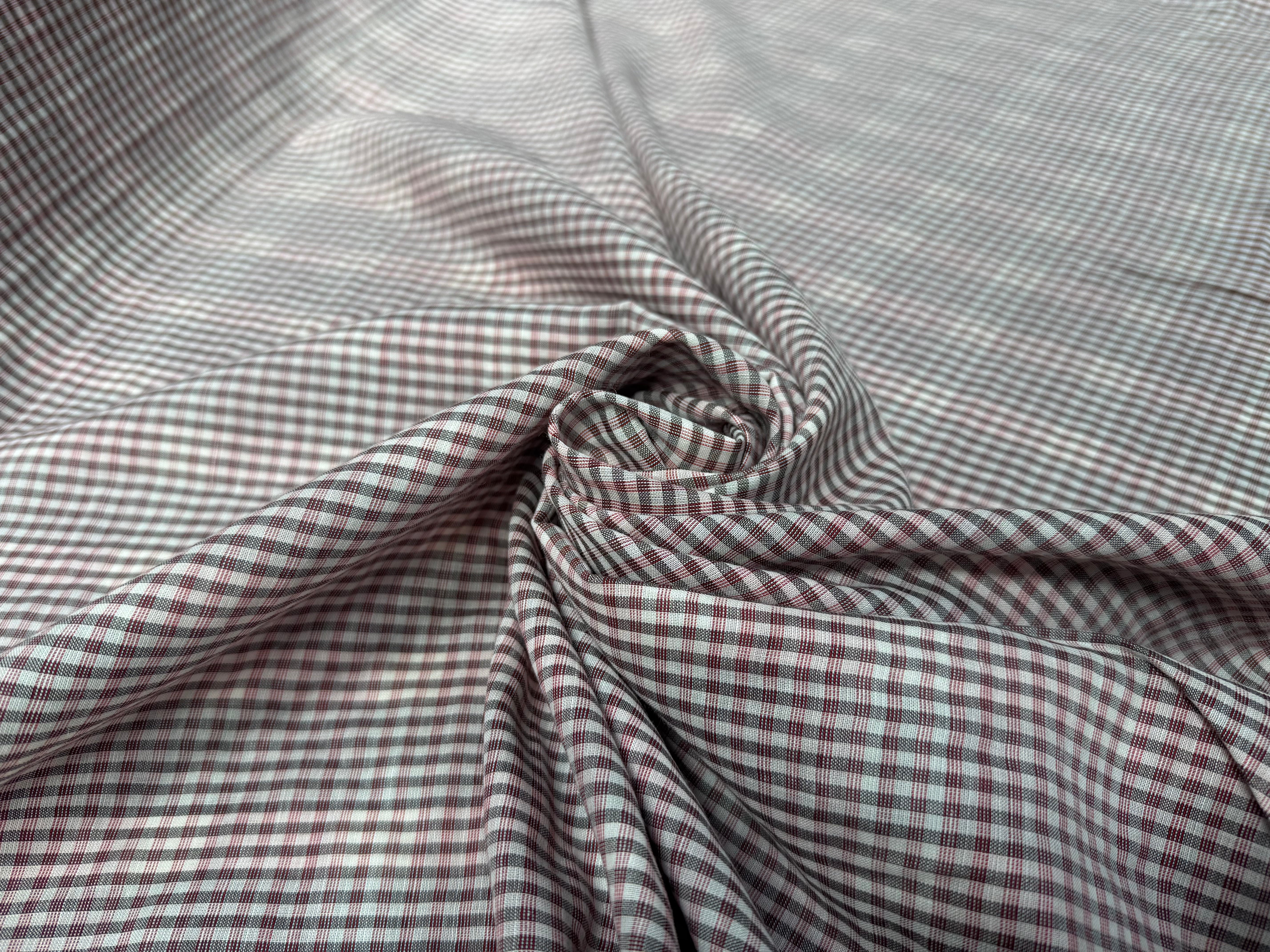 COTON LEGER DOUBLE FACE PETITET GRANDS CARREAUX - My Little Coupon