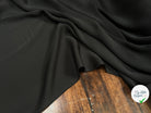 CRÊPE ENVERS SATIN NOIR ITALIEN - My Little Coupon