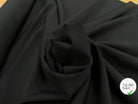 CREPE VISCOSE SERGEE NOIR UNI STRETCH - My Little Coupon