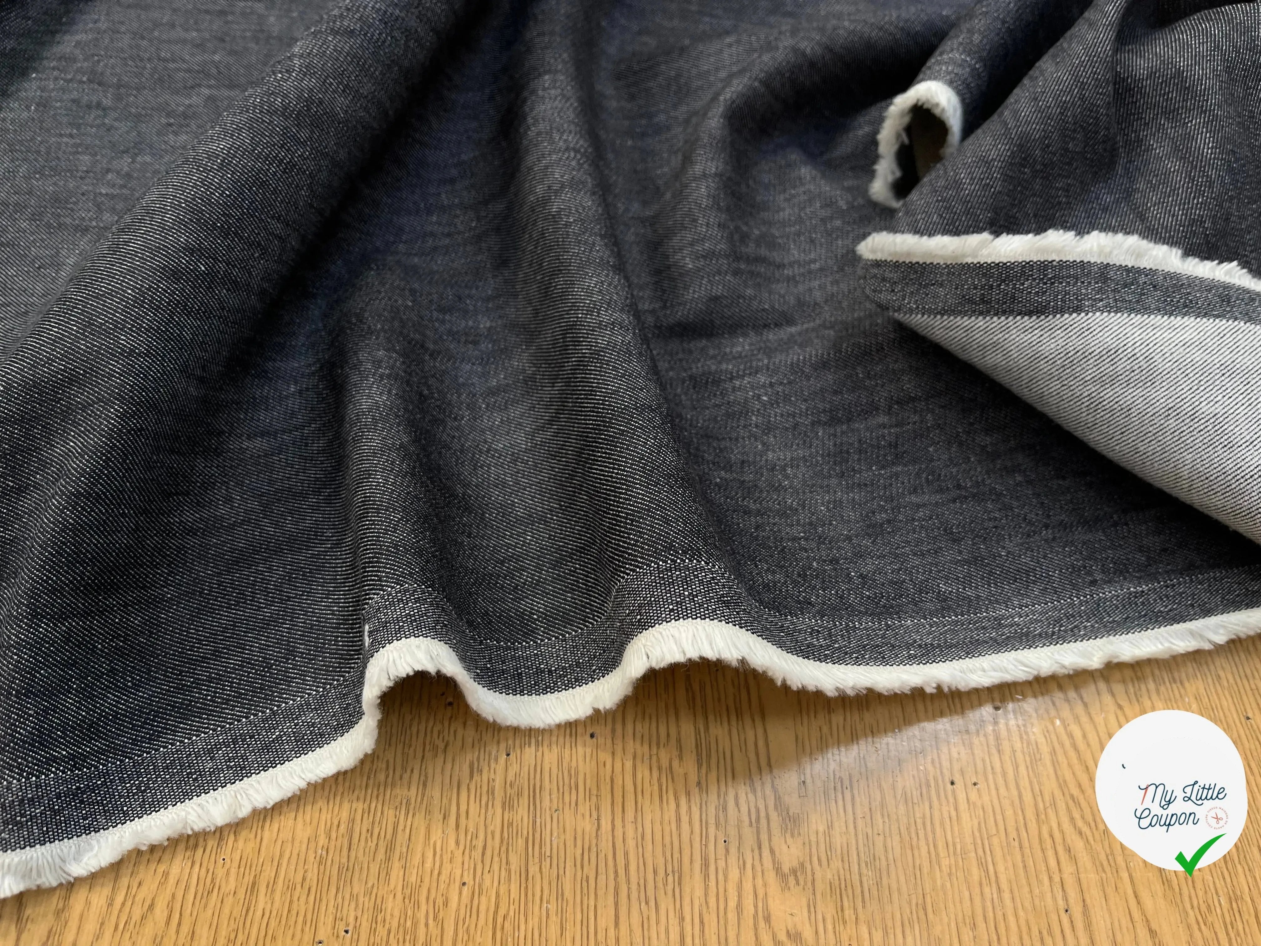 DENIM STRETCH GRIS ANTRHACITE - My Little Coupon