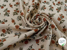 DOUBLE GAZE COTON GAUFRÉE LINA LATTE ET VERT - My Little Coupon