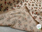 DOUBLE GAZE COTON GAUFRÉE LINA LATTE ET VERT - My Little Coupon
