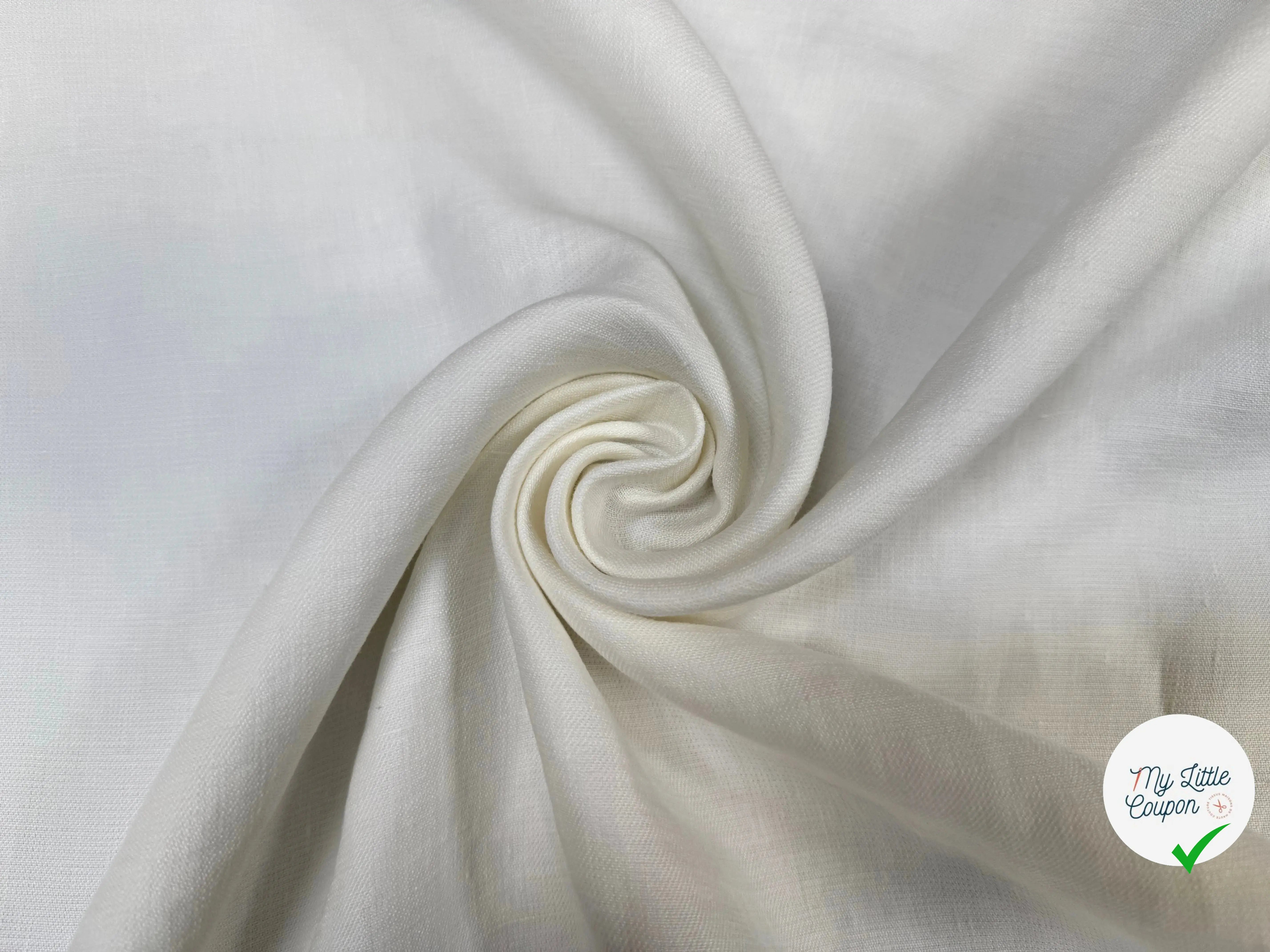 DOUBLE LINEN, White - My Little Coupon
