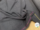DRAPERIE PIED DE POULE 100% LAINE GRIS ROUGE NOIR AVEC LISIÈRE PARLANTE - My Little Coupon