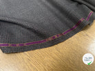 DRAPERIE PIED DE POULE 100% LAINE GRIS ROUGE NOIR AVEC LISIÈRE PARLANTE - My Little Coupon