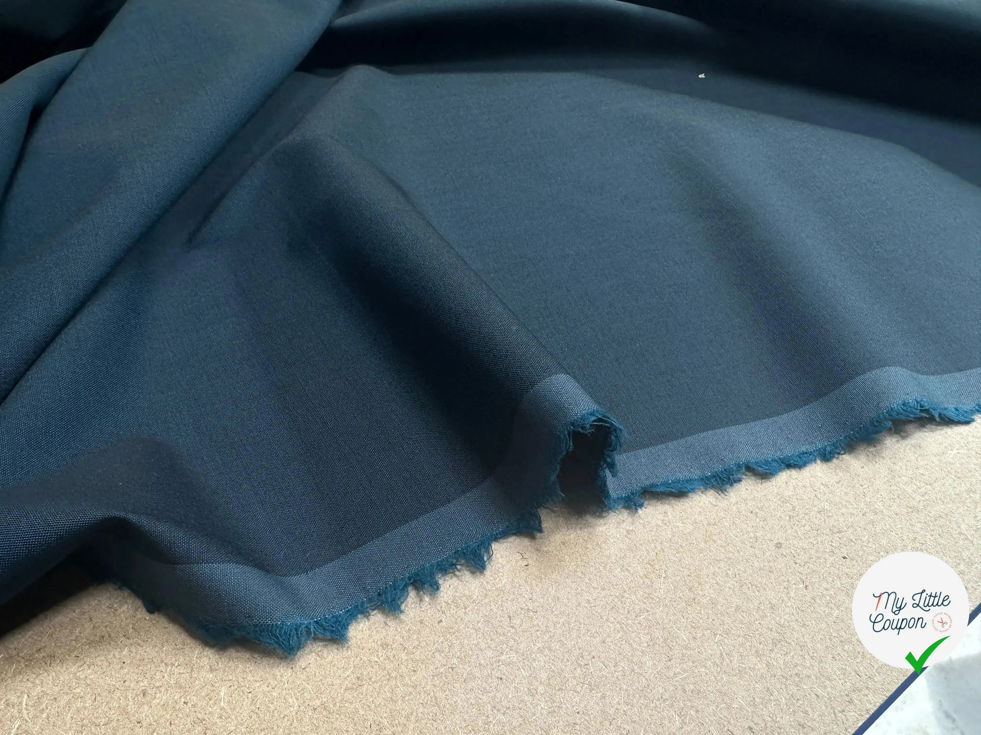 DRAPERIE PURE LAINE DUCK BLUE - My Little Coupon