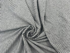 JERSEY DE COTON RAYURE NOIR CHINÉ MSO