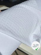 JERSEY MATELASSE BLANC LOSANGES MLC INTERN