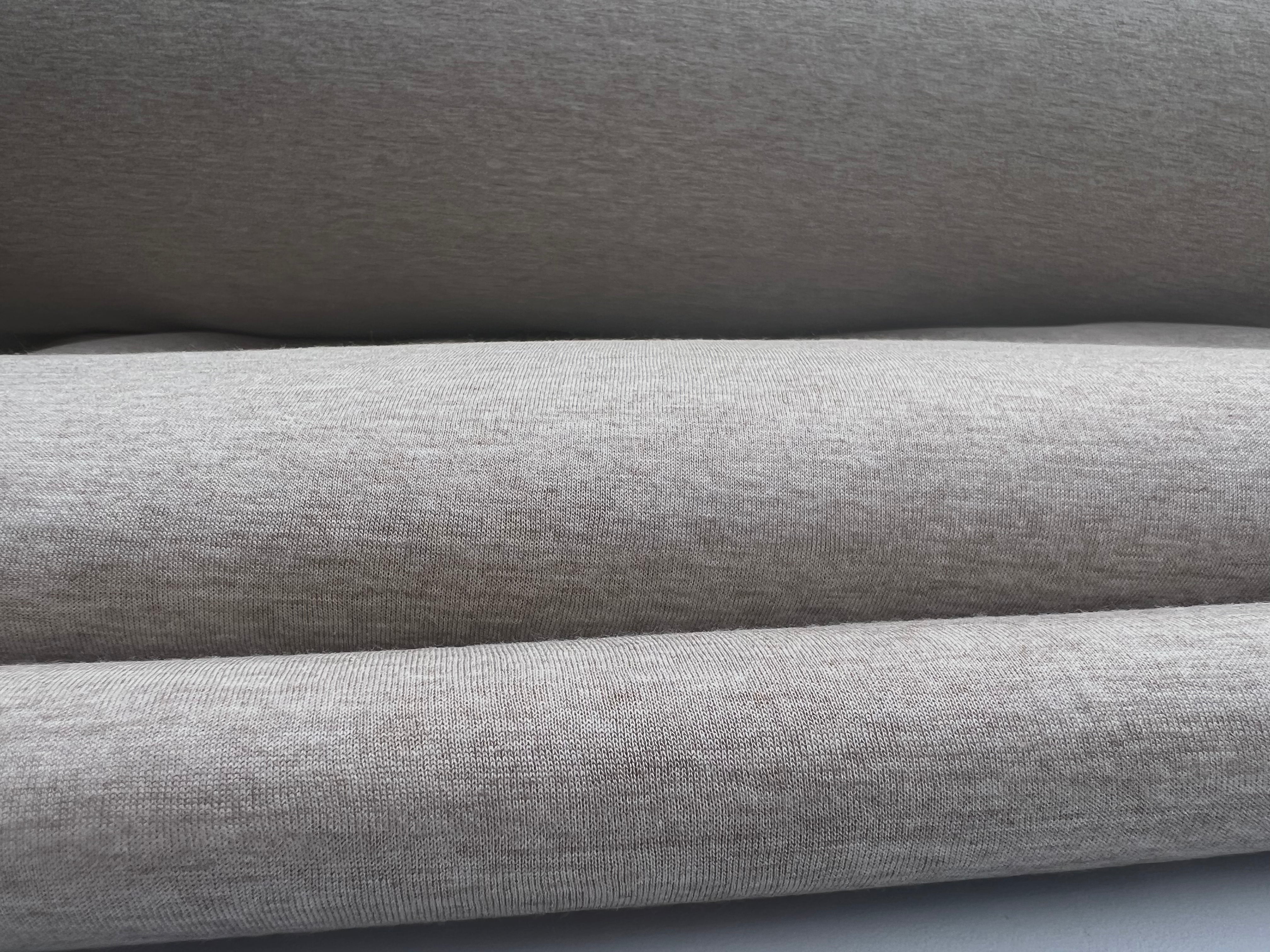 JERSEY VISCOSE CAFÉ CRÉME CHÊNE CONTRECOLLÉ DOUBLE ÉTOFFÉ MSO