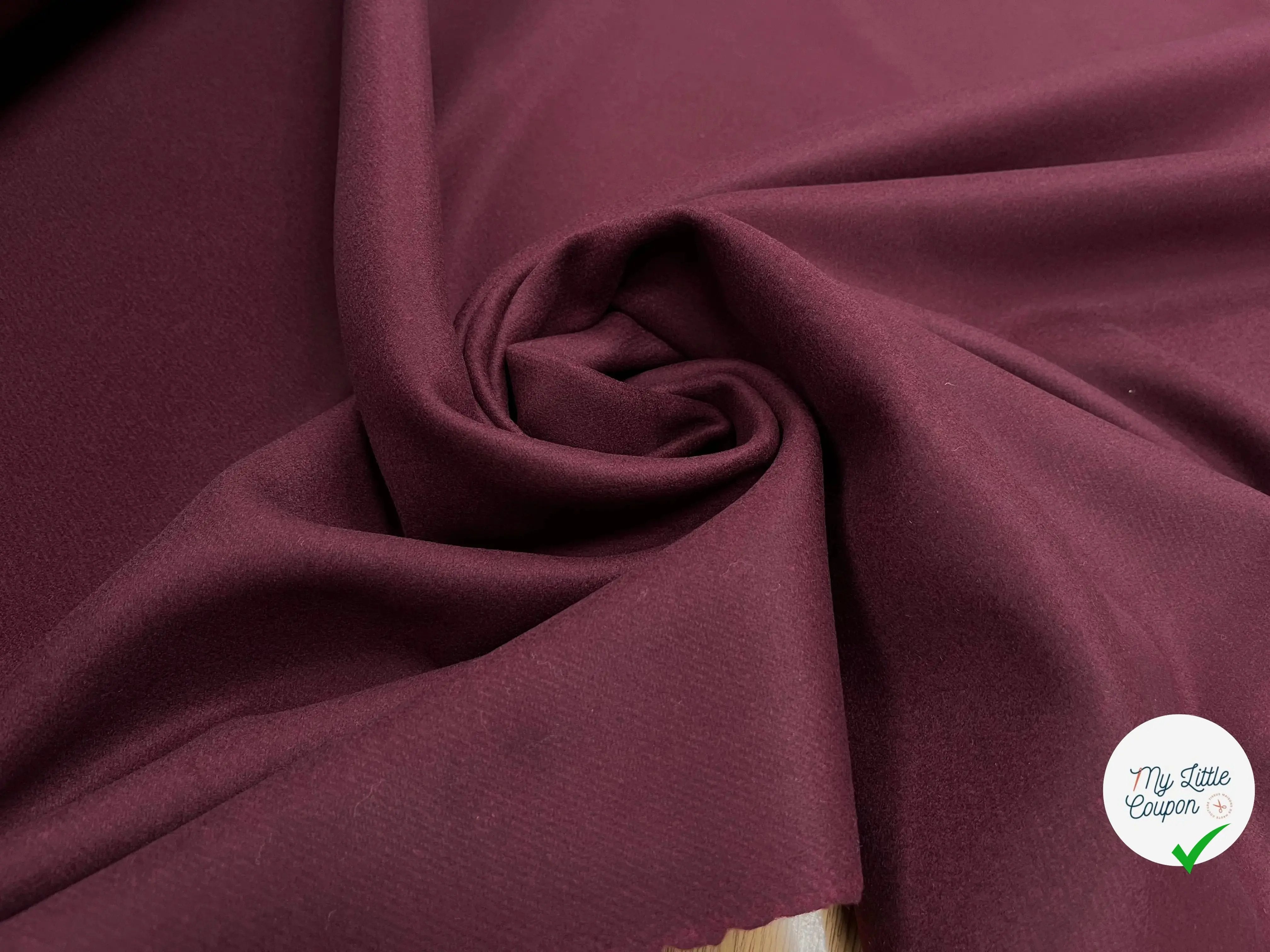 LAINE CABAN CHOCOLAT BURGUNDY STRIÉ - My Little Coupon
