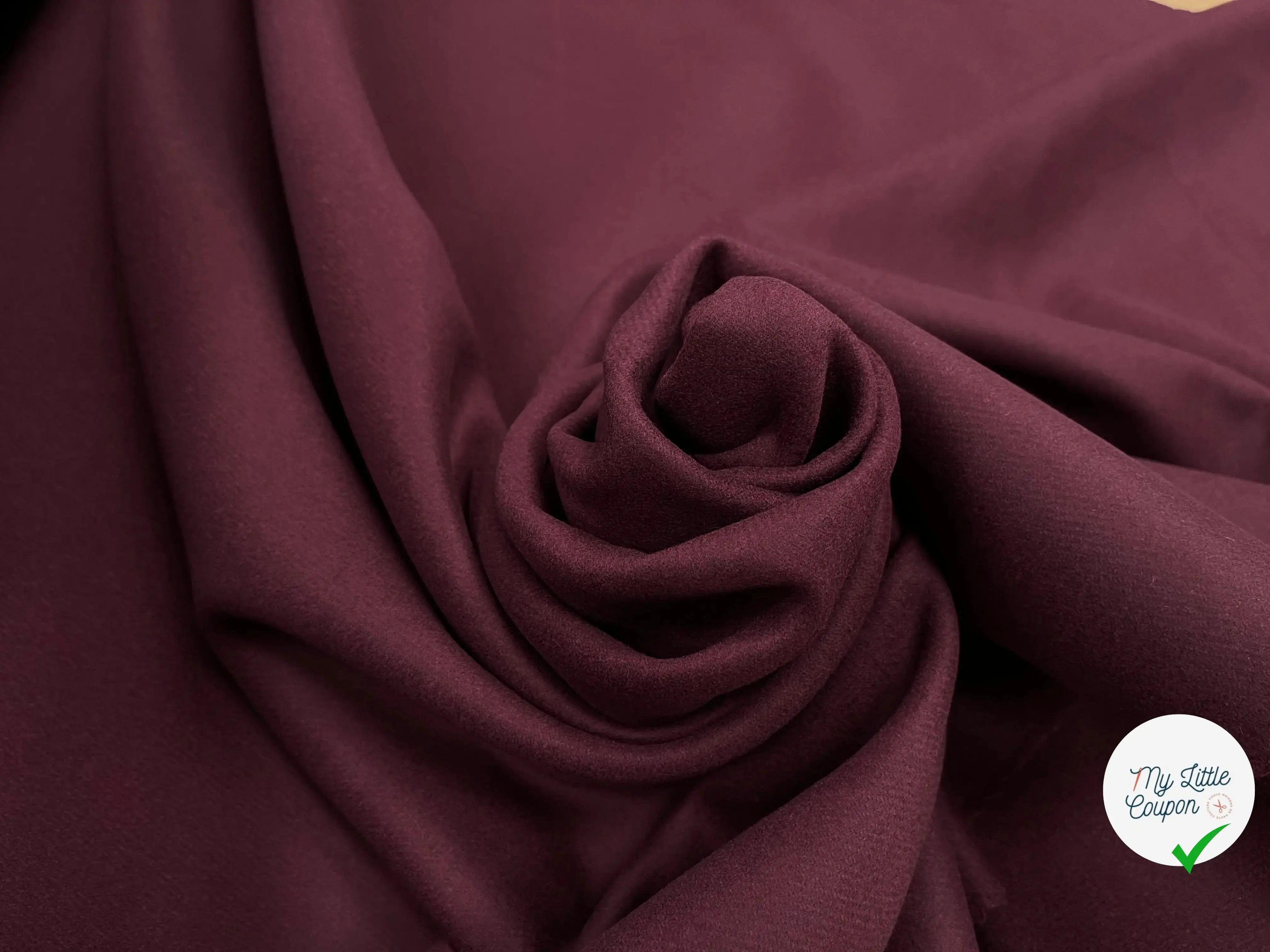 LAINE CABAN CHOCOLAT BURGUNDY STRIÉ - My Little Coupon