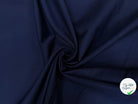 POPELINE COTON UNIE BLEU MARINE - My Little Coupon
