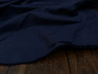 POPELINE COTON UNIE BLEU MARINE - My Little Coupon