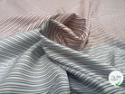 POPELINE DE COTON BICOLORE GRANDES RAYURES BLEUES ET ROUGE - My Little Coupon