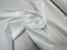 POPELINE DE COTON MICROSTONE CRAQUANT PLUMETIS BLANC - My Little Coupon