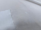 POPELINE DE COTON MICROSTONE CRAQUANT PLUMETIS BLANC - My Little Coupon