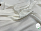 TISSU COTON SATINÉ BLANC CASSÉ 27% SOIE - My Little Coupon