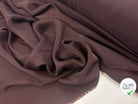 TOILE VISCOSE  FROIDE  CHOCOLAT MSO
