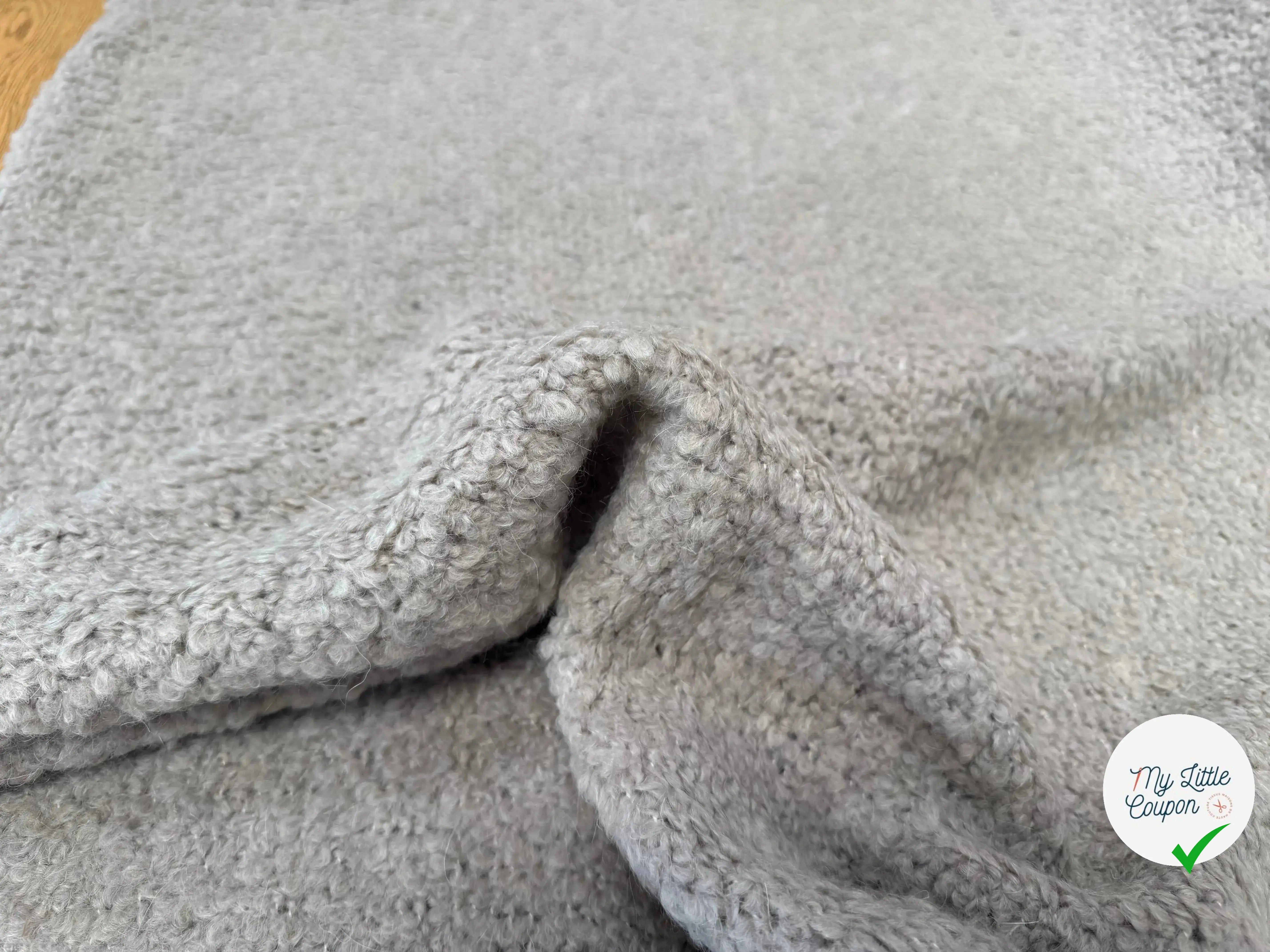 TWEED BOUCLETTE BEIGE STRETCH - My Little Coupon