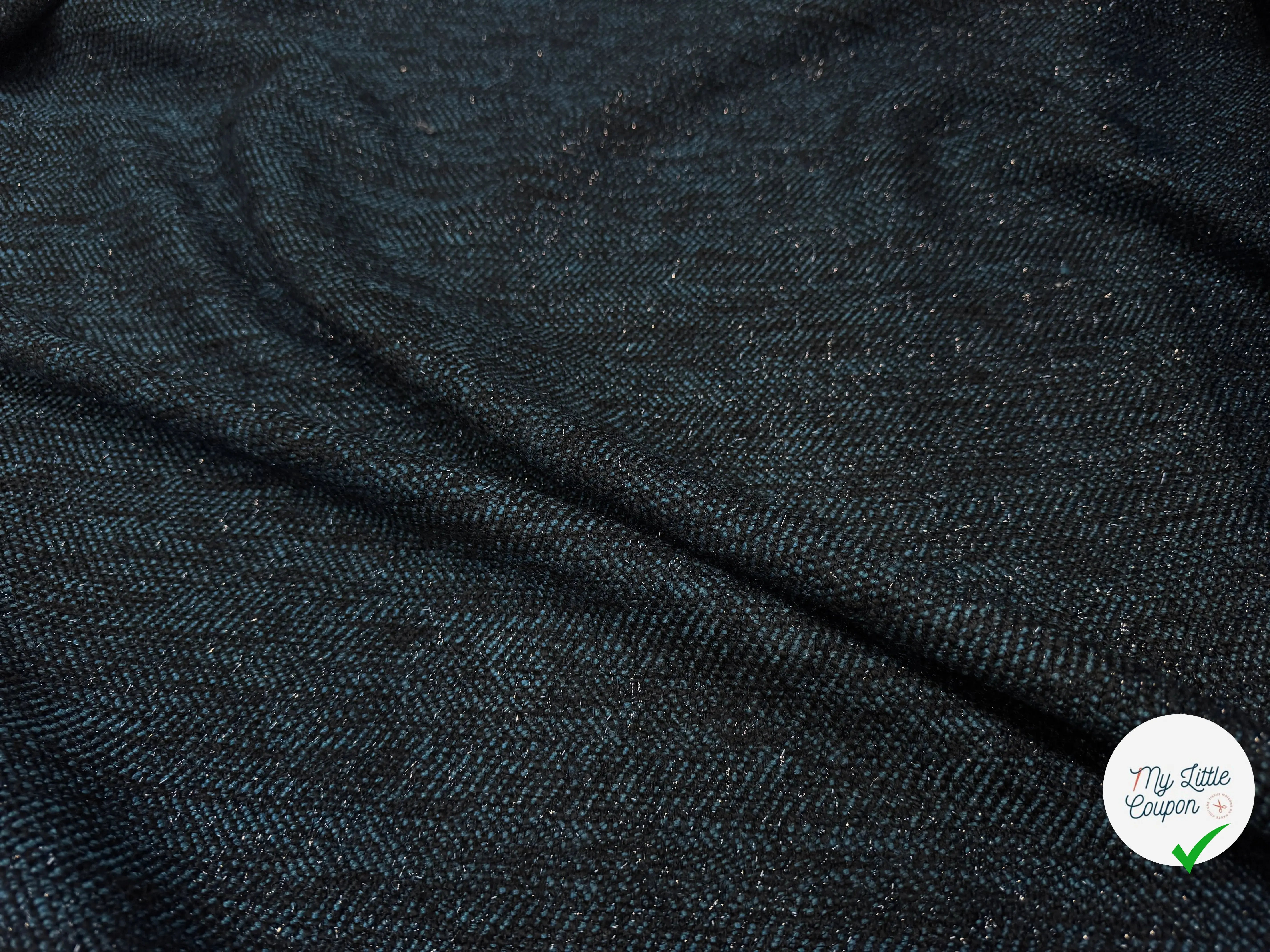 TWEED NOIR TENDANCE BLEU CARNARD - My Little Coupon