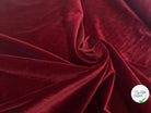 VELOURS DE COTON NIEDIECK ROUGE LIE DE VIN - My Little Coupon