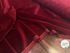 VELOURS DE COTON NIEDIECK ROUGE LIE DE VIN - My Little Coupon