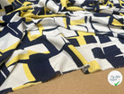 VISCOSE GÉOMETRIE IMPARFAITE DE BLEU & JAUNE - My Little Coupon